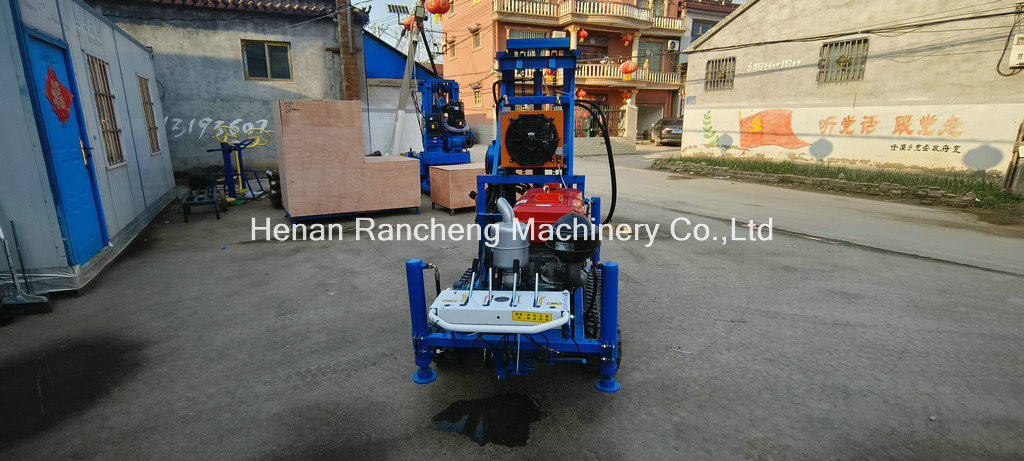 Легкая эксплуатация RCS200C резиновый кралер портативная буровая установка с глубиной 150 м диаметром 450 мм