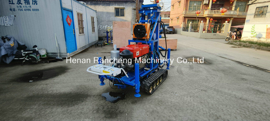 Легкая эксплуатация RCS200C резиновый кралер портативная буровая установка с глубиной 150 м диаметром 450 мм