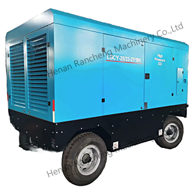 LGCY-25/23-27/18K 360HP Cummins Двухступенчатый дизельный винтовой портативный воздушный компрессор для Jack Hammer / буровой установки