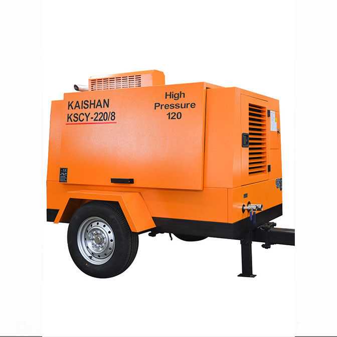 Kaishan Kscy-220/8 55kw 75HP дизельный портативный винтовый воздушный компрессор