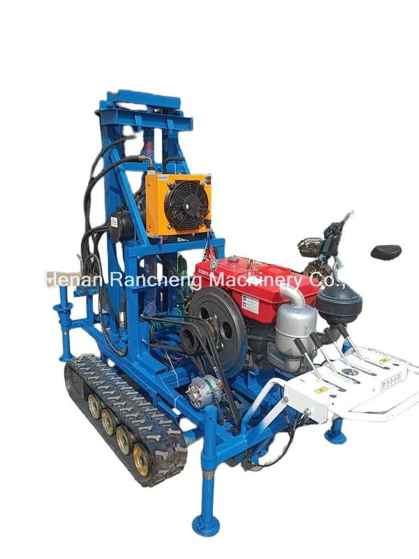 Легкая эксплуатация RCS200C резиновый кралер портативная буровая установка с глубиной 150 м диаметром 450 мм