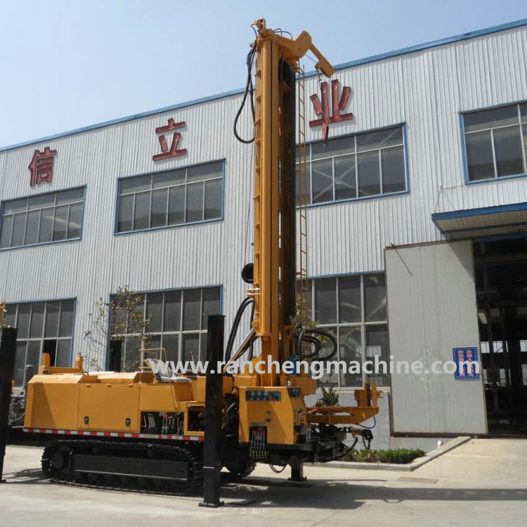 RCF800C 800m буровая установка Cummins Engine Steel Crawler Type Well Drilling Rig