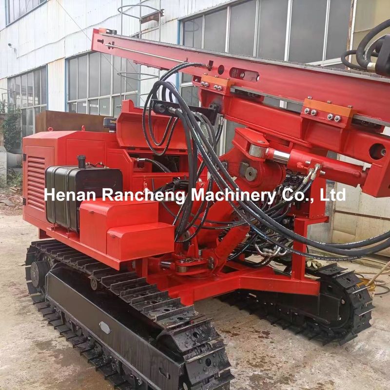 RC130Y Micro Pile Rig 400mm Проходный диаметр Водяной скважина Огерная куча DTH Бурение