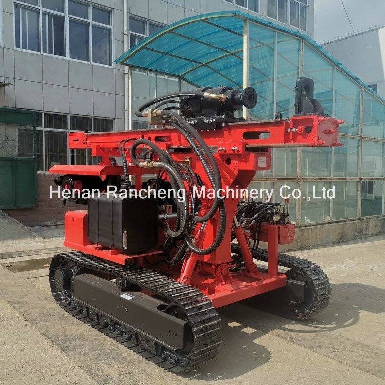 RC130Y Micro Pile Rig 400mm Проходный диаметр Водяной скважина Огерная куча DTH Бурение