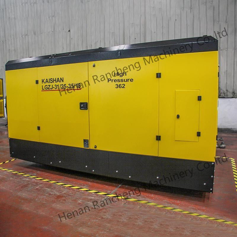 Пропускная способность 1107CFM Давление 25 бар Дизельные двигатели Свинцовые компрессоры Портативные воздушные компрессоры