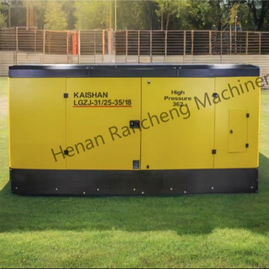 Пропускная способность 1107CFM Давление 25 бар Дизельные двигатели Свинцовые компрессоры Портативные воздушные компрессоры
