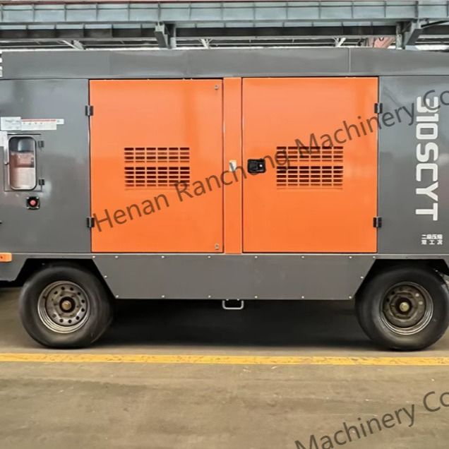 310SCYT 1178 Cfm портативный винтовой воздушный компрессор с четырьмя колесами для скважин