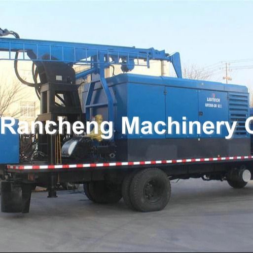 200 м глубоководная скважина с буровой установкой с 118 л.с. Cu-mmins для 115-350 мм скважины