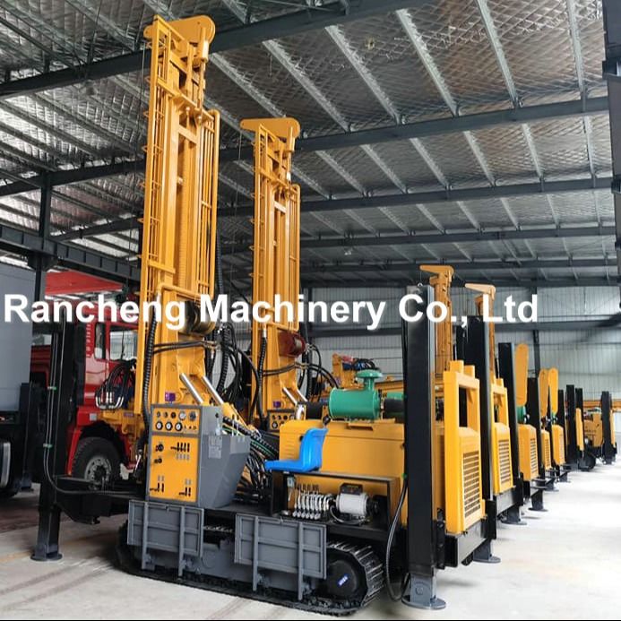 RCF800C многофункциональная буровая установка 800 м глубины гидравлическая буровая установка с двигателем Cummins мощностью 154 kW