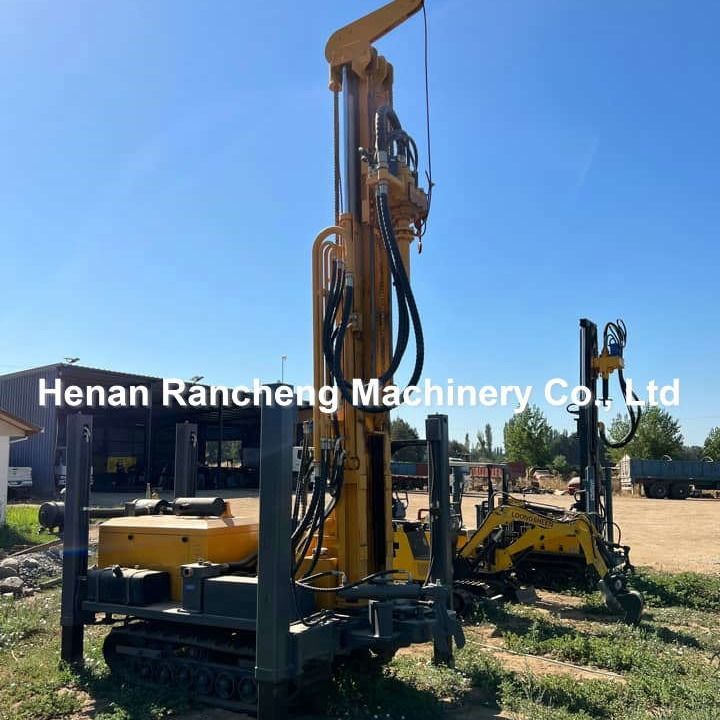 200 м глубокая гидравлическая вращающаяся буровая установка DTH глубоководная буровая машина