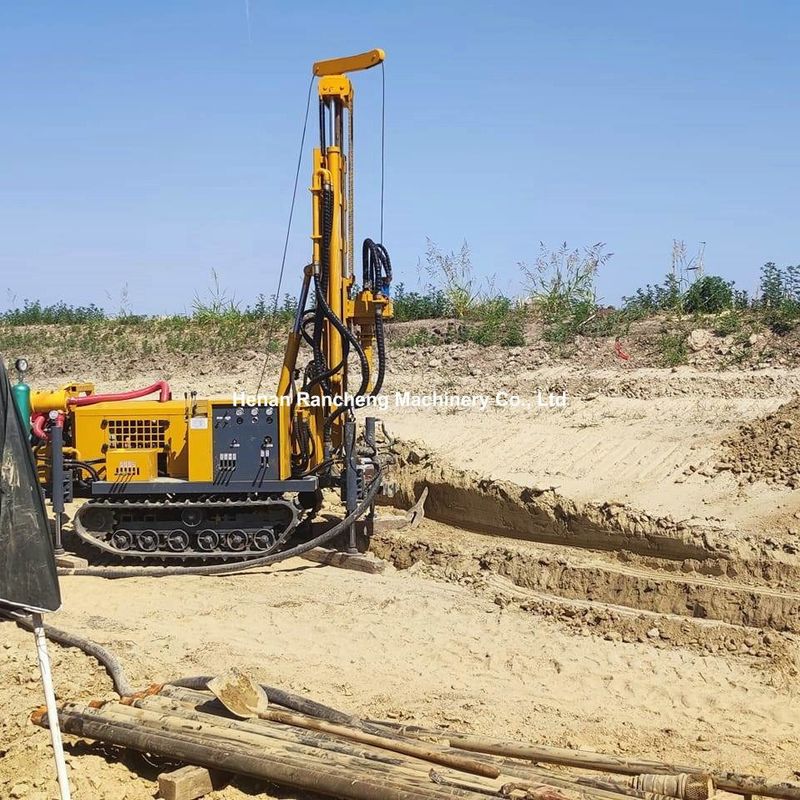 150M Crawler Mounted Deep Borehole Water Well Drilling Rig Гидравлическая водяная скважина