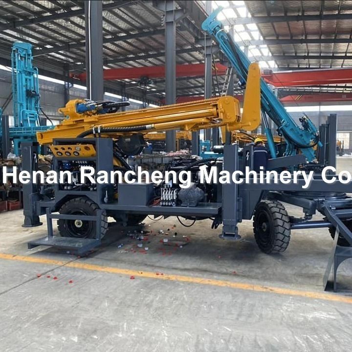 260m Depth Fully Automatic Wheel Hydraulic Water Well Drilling Machines for Drilling Equipment Water Well Equipment