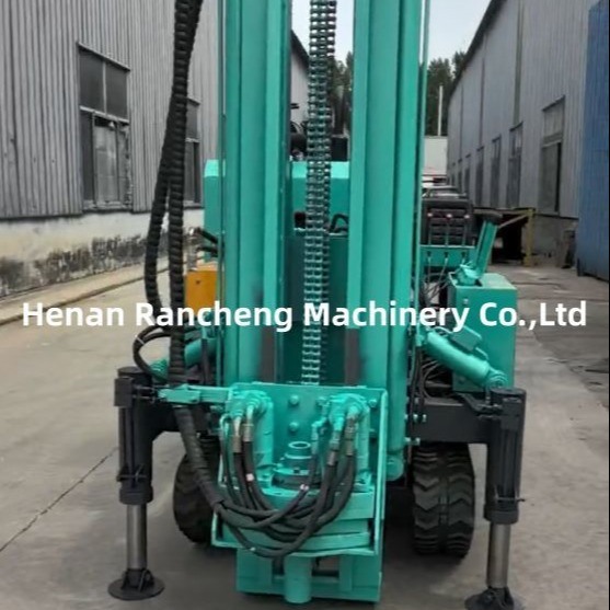 Гусеничный буровой станок для свайных работ, тип резиновые гусеницы, для горнодобычи, малый гидравлический, для бурения скважин