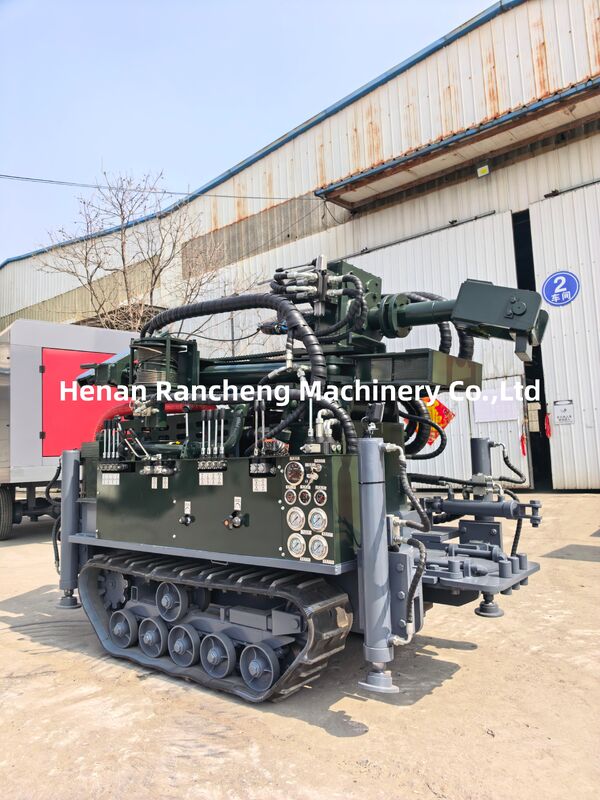 RCF150S Crawler Mounted Rotary Water Well Drilling Rig with 150 Meter Drilling Depth and 42KW Diesel Engine