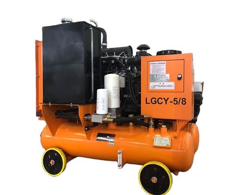 LGCY - 5 / 8 36.8кВ воздушный буровой компрессор 8 бар рабочее давление дизельный двигатель
