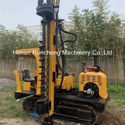 Водитель солнечной батареи с 6м каркасным столбом Crawler Ramming Machine