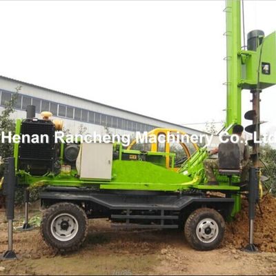 Полногидравлическая буровая установка RCQ-10W - глубина 10 м, скорость вращения 2200 об/мин
