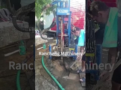Максимальная глубина 150 м RCS200C резиновый кралер Маленькая водяная буровая установка